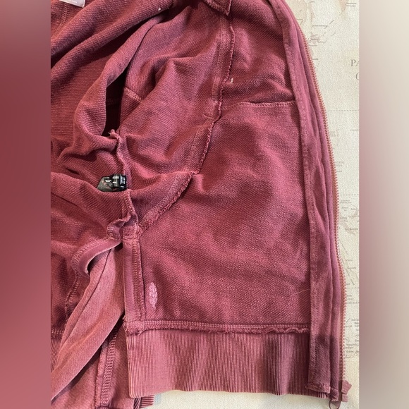 🆕Free People FP Movement Only One Hoodie Jacket Top Size XS Cherry Mocha - Picture 11 of 16